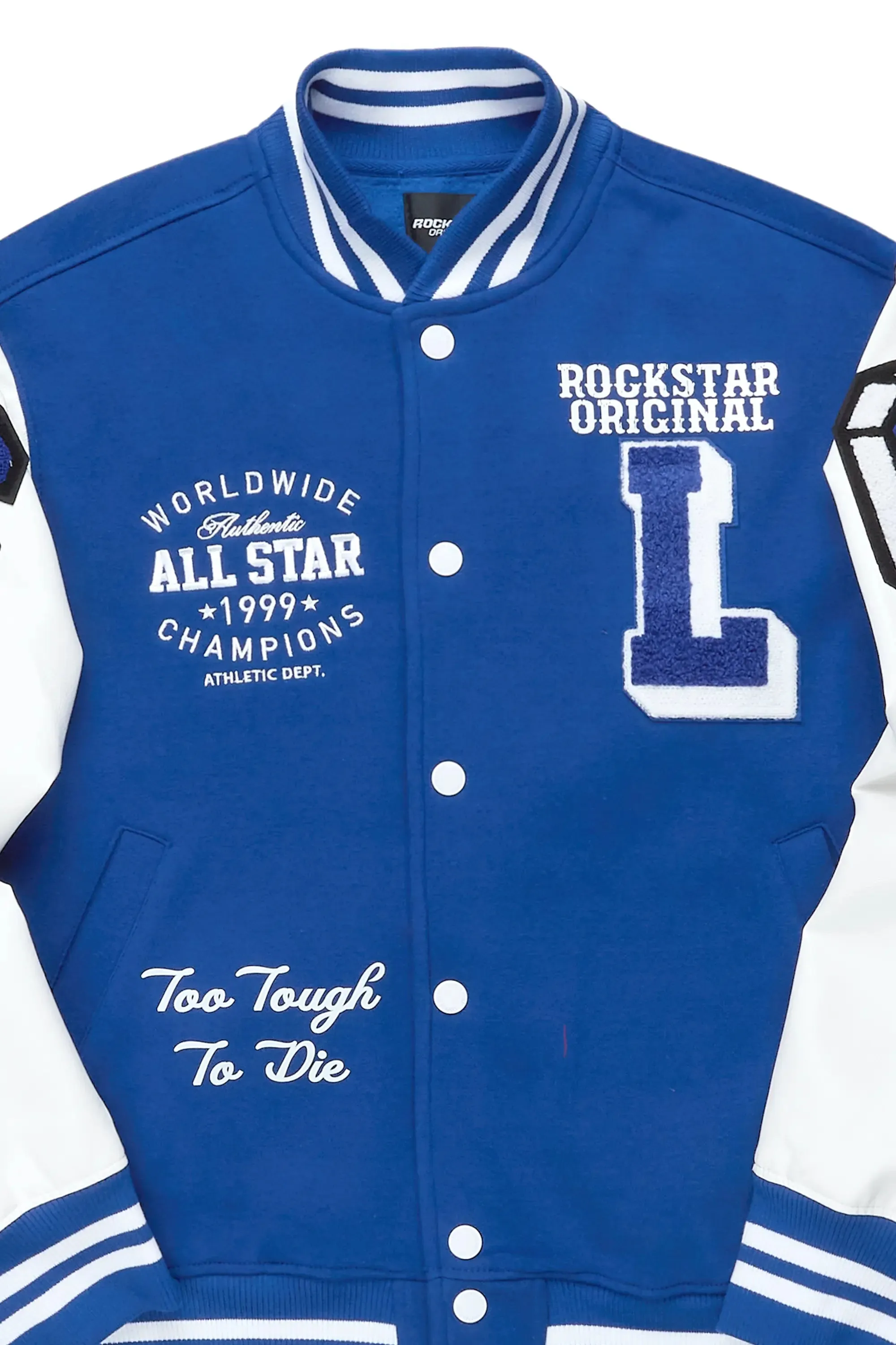 Tacey Royal Blue Varsity Jacket