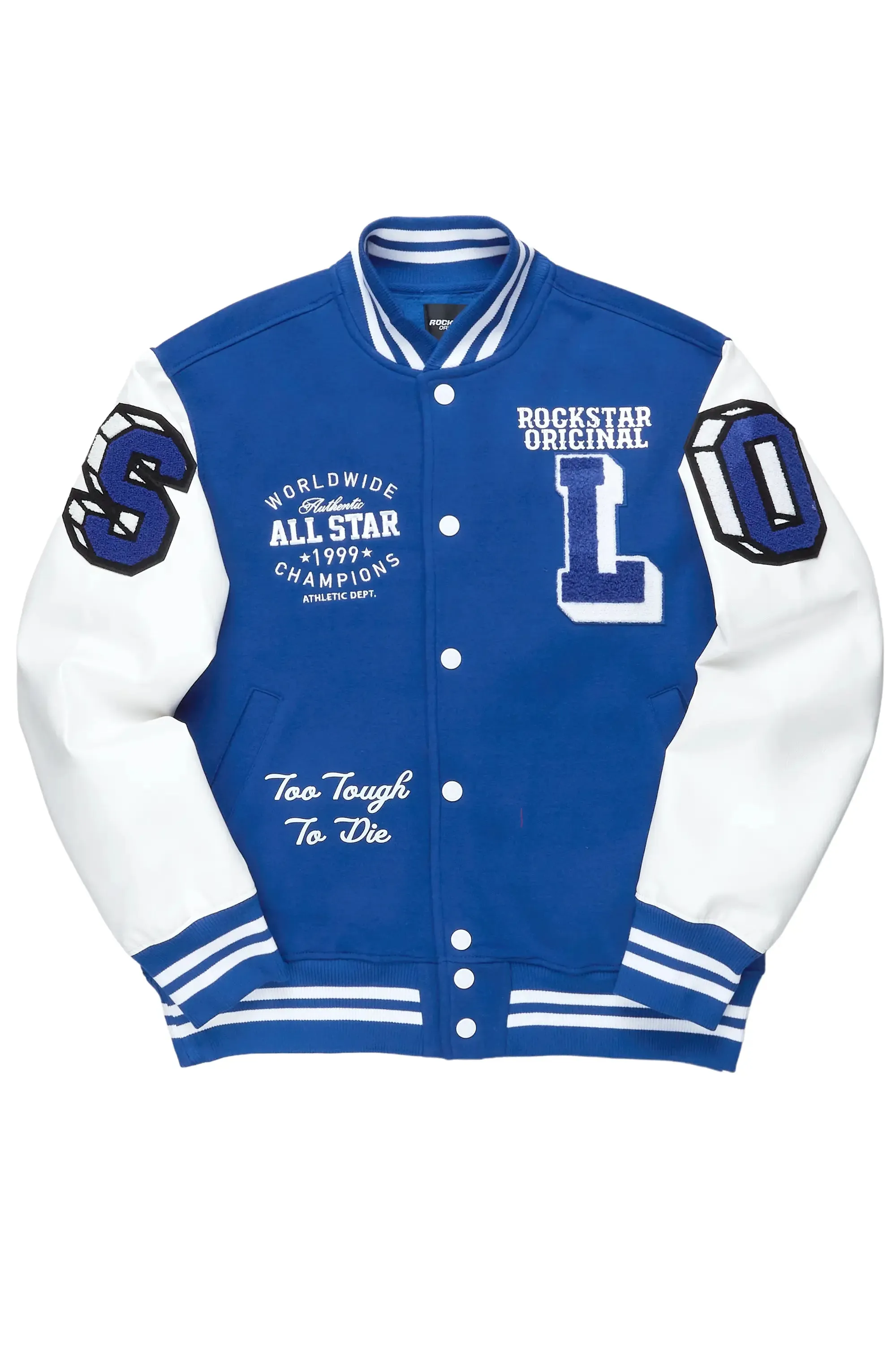 Tacey Royal Blue Varsity Jacket