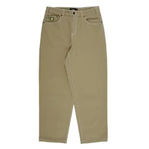 Theories Plaza Jeans Khaki Contrast Stitch