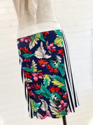 Tropical Leaves Funky Knit Skirt