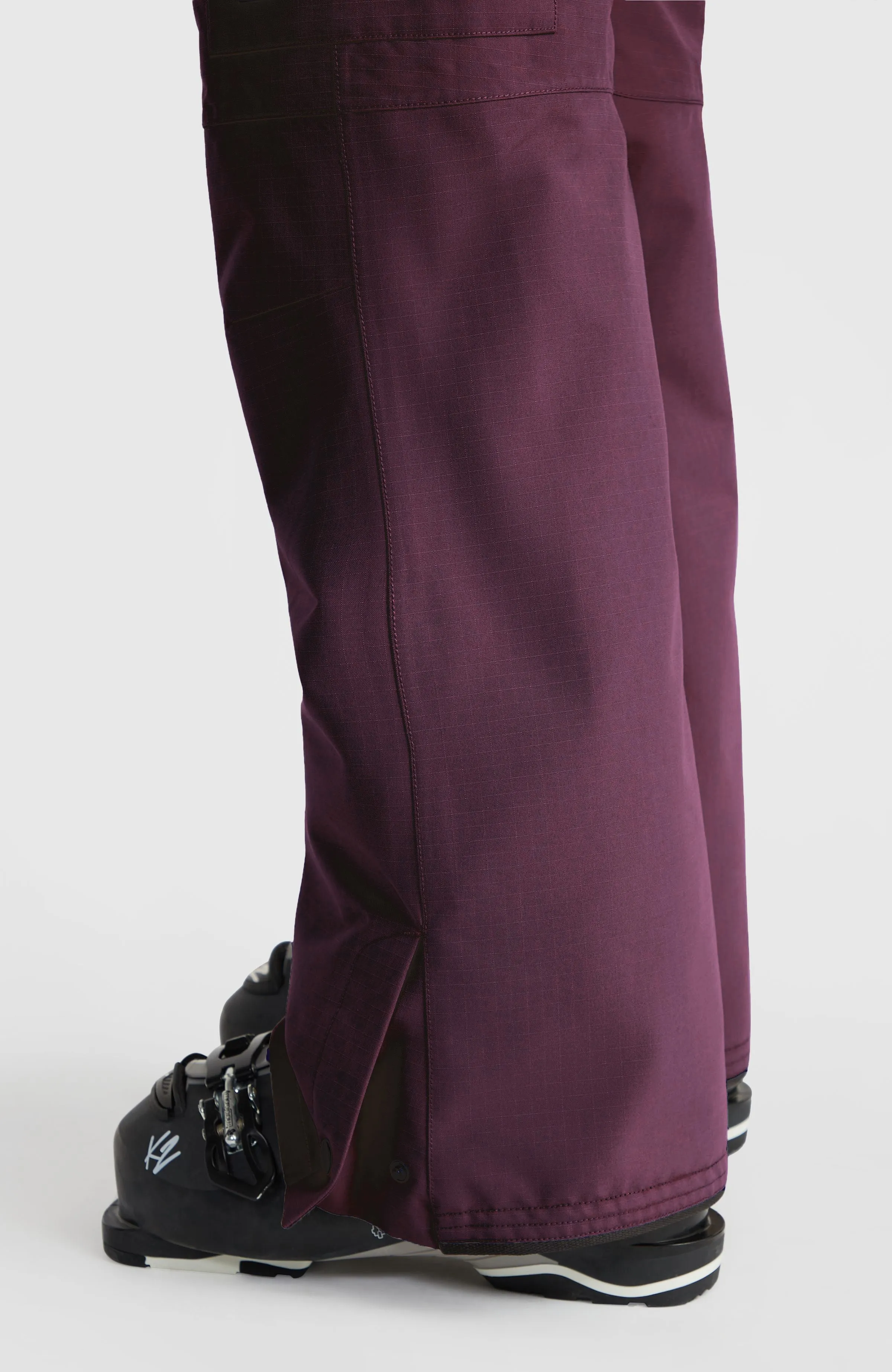 Utility Pro Loose Snow Pants | Aubergine