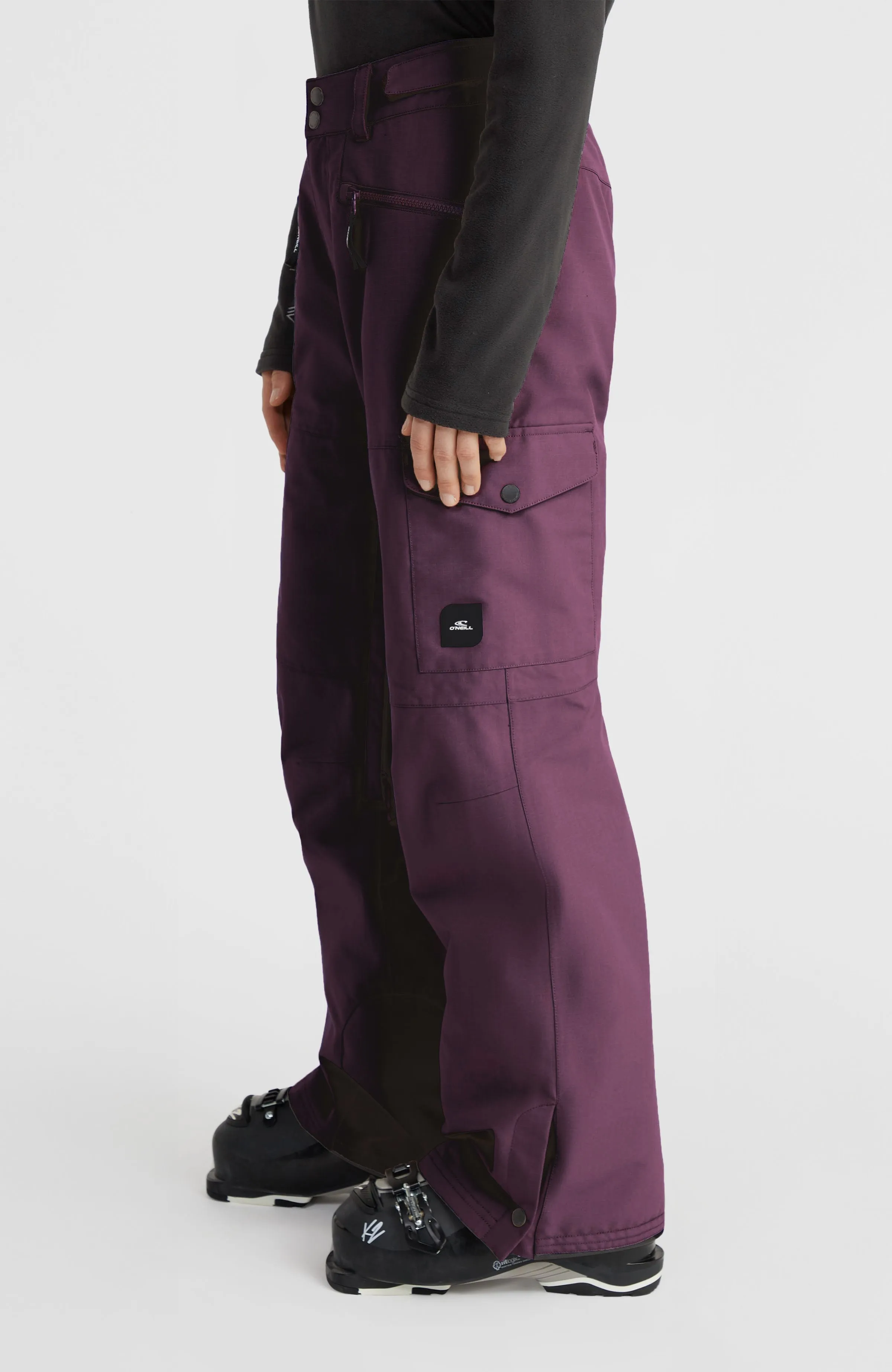 Utility Pro Loose Snow Pants | Aubergine