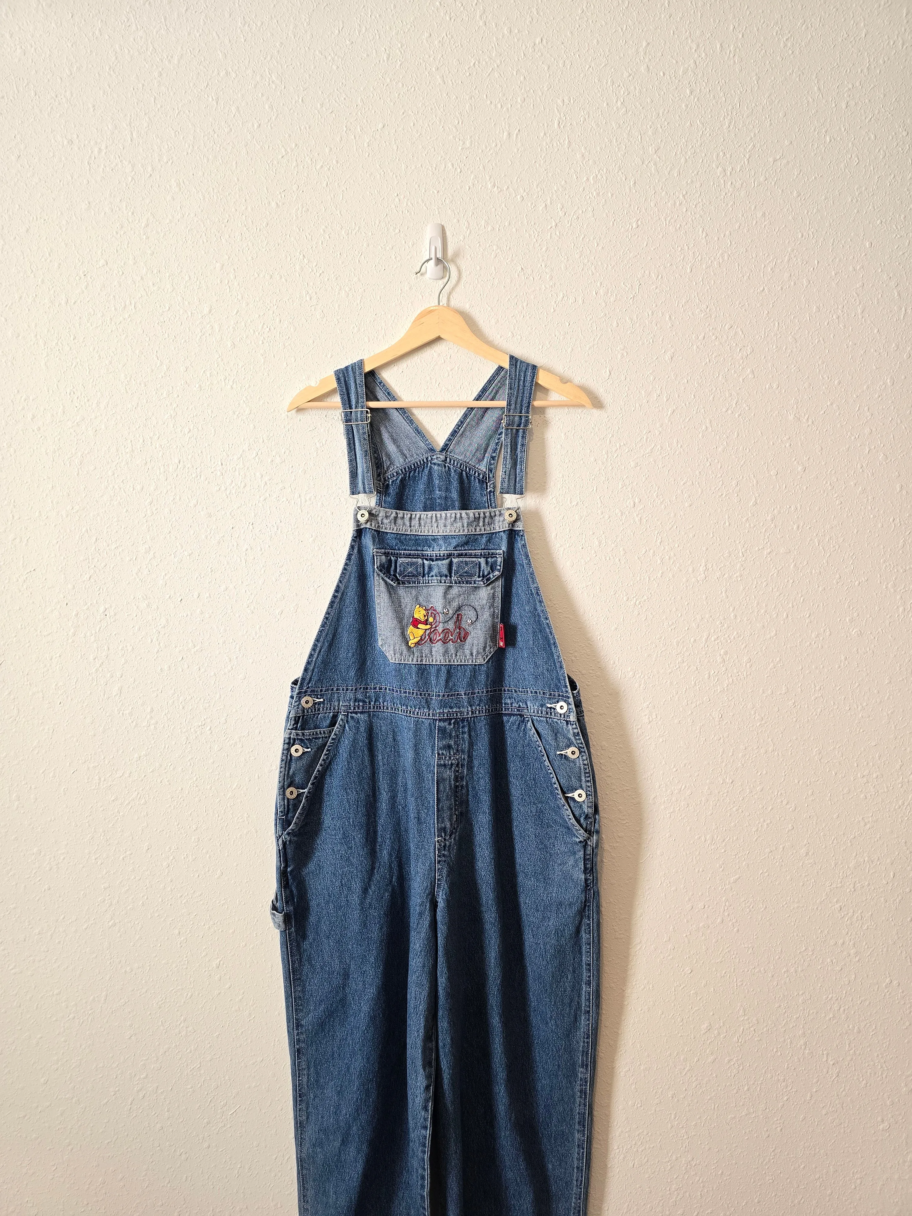 Vintage Pooh Denim Overalls (L)