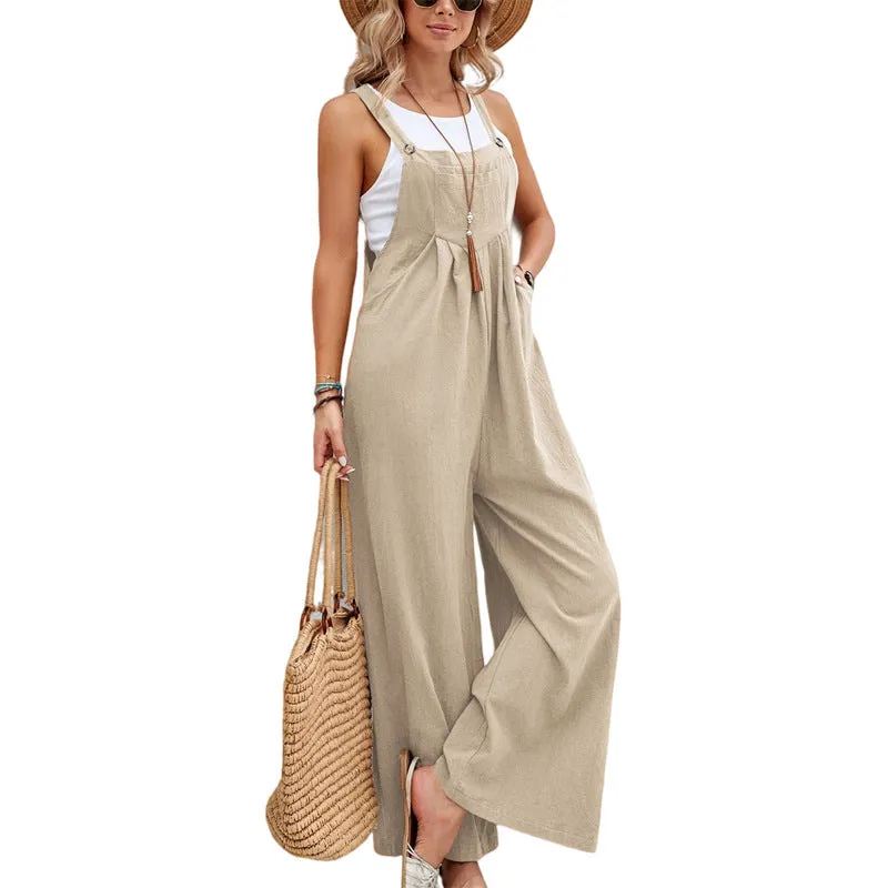 Women’s Loose Bib Overalls