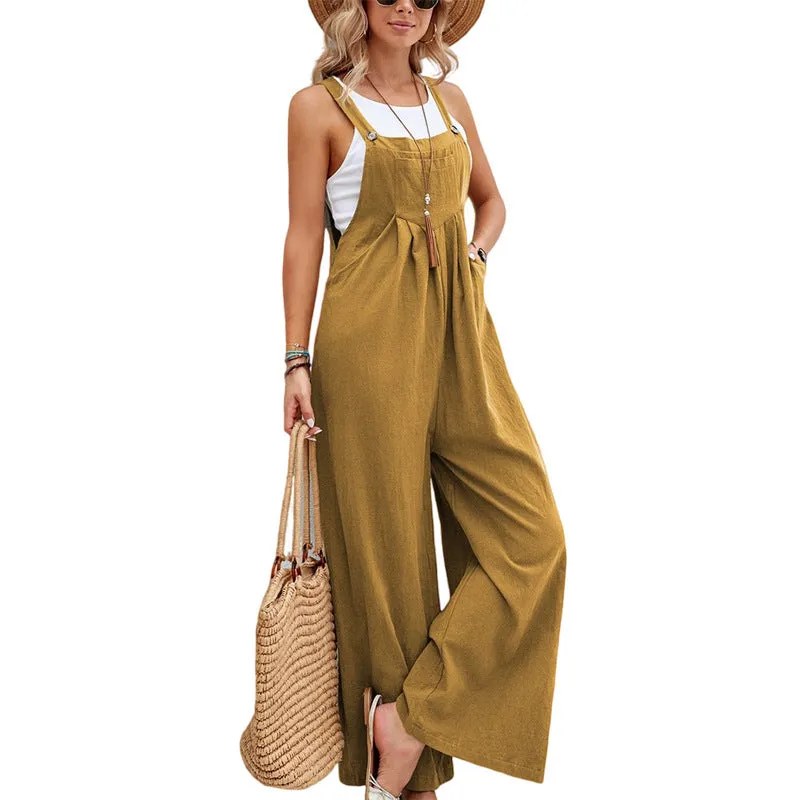 Women’s Loose Bib Overalls