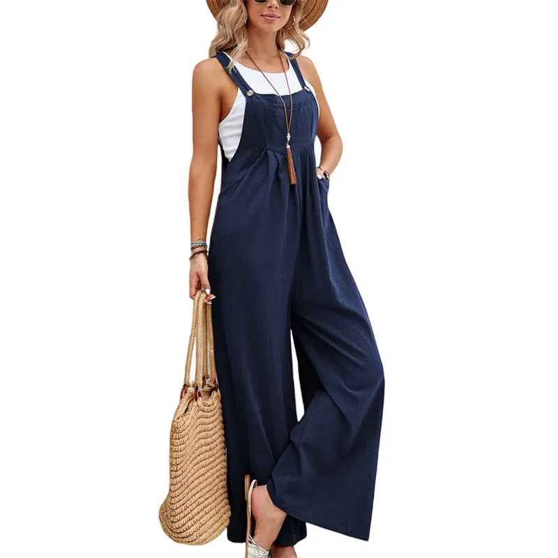 Women’s Loose Bib Overalls