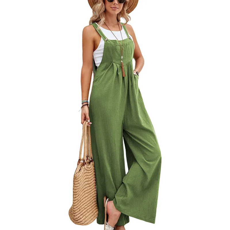 Women’s Loose Bib Overalls