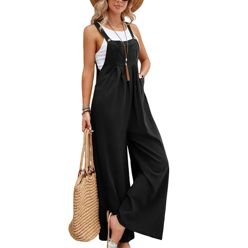 Women’s Loose Bib Overalls