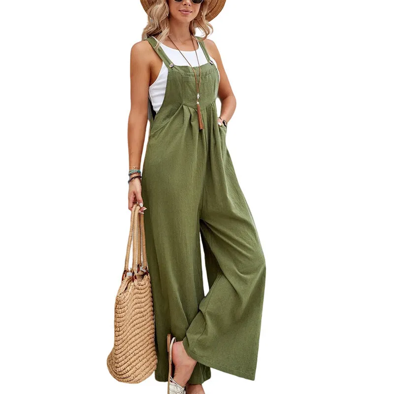 Women’s Loose Bib Overalls