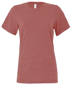 Womens relaxed Jersey short sleeve tee | Heather Mauve