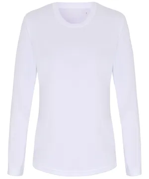 Womens TriDri® long sleeve performance t-shirt | White